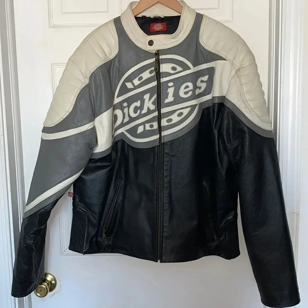 Vintage Dickies Leather Riding Jacket